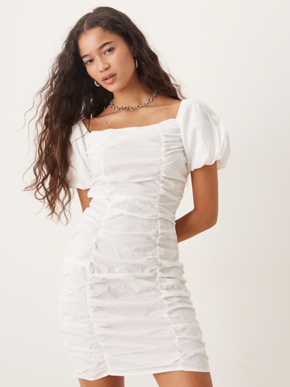 Urban Outfitters Ramona Ruched Mini Dress size 6
